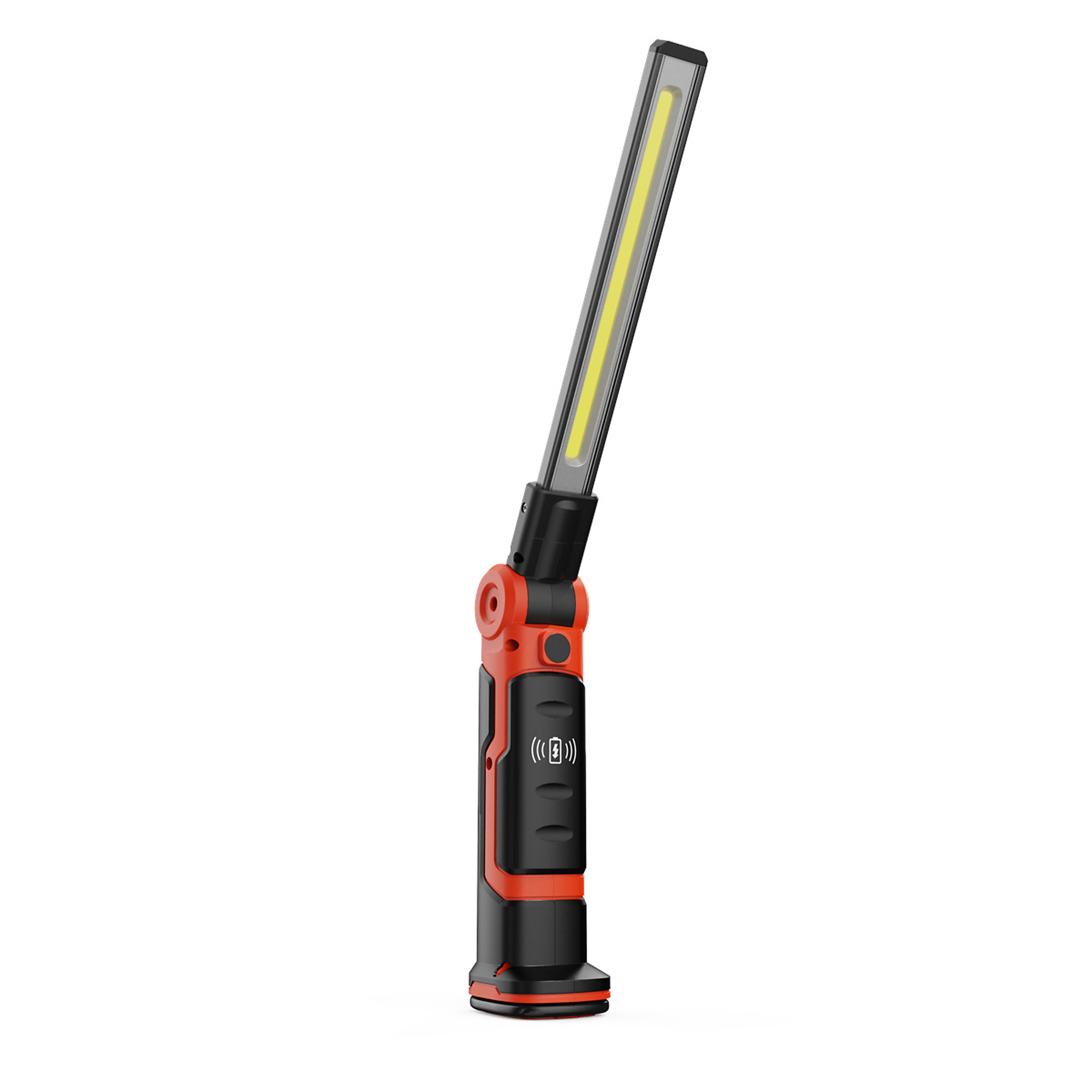 K Tool International Work Light — 650 Lumens, Swivel COB, Wireless Inductive Charging, Magnetic Base, Model# KTIXD5535